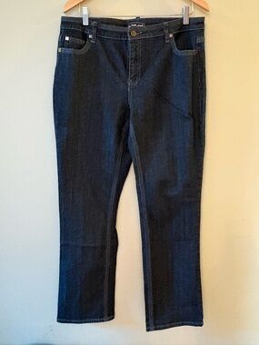 Gasoline Dark Blue Women's Jeans, Y2K, Vintage, Sz 14.